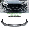 Audi A6 C8 Sline (2018-2025) Carbon Look Bumper Spoiler Lip Kit