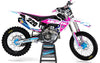 Husqvarna TC 85 Custom Graphic Kit 2018-2024 Ripped Pink Decals Stickers