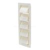 Boat / Caravan / Camper Large 5 Louvre Vent 120mm x 335mm White ABS