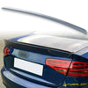 Audi A4 B8.5 Sedan Blue Boot Lip Spoiler (2012-2015)