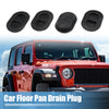 Jeep Wrangler JK JL 2014-2023 Rubber Oval 4 x Plugs Floor Pan Drain Plugs