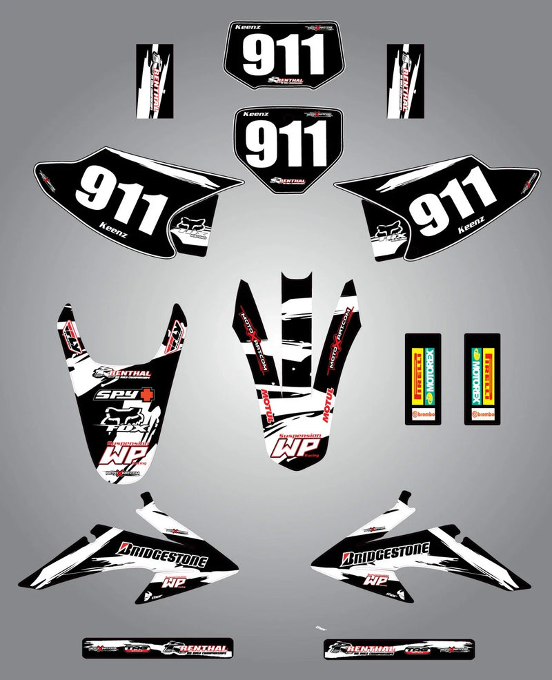 Honda CRF 150 F (2008-2015) Safari Style Decals Custom Graphics Kit