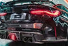 BMW M3 M4 G80 G82 1x Rear Bumper Diffuser Lip with LED Light (2021-2025)