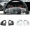 Mercedes Benz E-Class Steering Wheel Button Cover (2016-2018)
