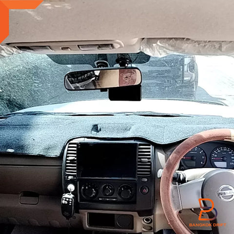 Nissan Navara D40 Ute 2005-2014 Dash Mat Cover (Grey/Black)