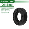 MakeModel Oil Seal 20x40x10mm NBR Rubber Black