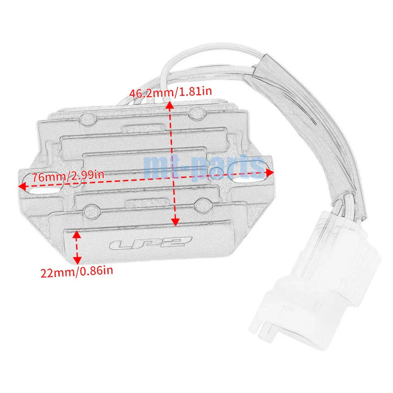 Arctic Cat 440 Sno Pro / ZR440 Voltage Regulator Rectifier (2002-2006)
