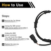 Dodge Ram 3500 ABS Wheel Speed Sensor 2x Front Left/Right (2003-2005)