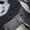 Ford F150 F250 F350 Carbon Flat Bottom Leather Steering Wheel (15-22)
