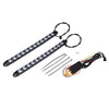 Car 12 x LED Amber/White Switchback Flowing Strip Arrow DRL Turn Signal Light
