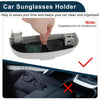 Mitsubishi Lancer Eyeglasses Holder Storage Box Grey Sunglasses Case
