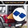 Jeep Wrangler JL JLU (2018-2024) Blue Tail Light Side Cover Trim