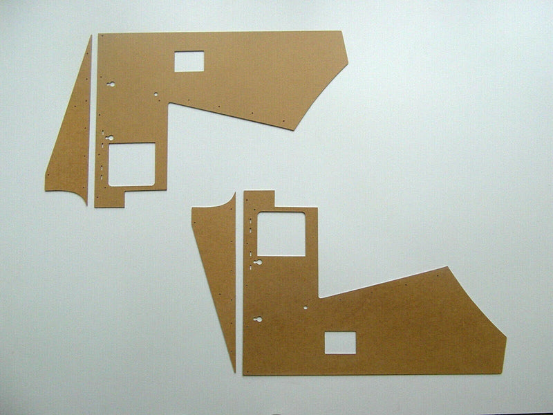Jaguar XJC, XJ6C, XJ12C rear quarter trim panels (1975–1978)