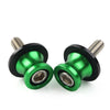 KAWASAKI ZX6R (1998-2011) Green CNC 10MM Swingarm Spools Slider Screws