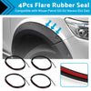 Nissan Patrol GQ Y60 GU Y61 Y62 Navara D22 D40 4Pcs Flare Rubber Seal