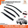Holden Colorado RG Weather Shield Window Visor Rain Guard (2012-2022)