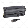 Black 5000mAh Solar Hand Crank Emergency Radio & Flash Light