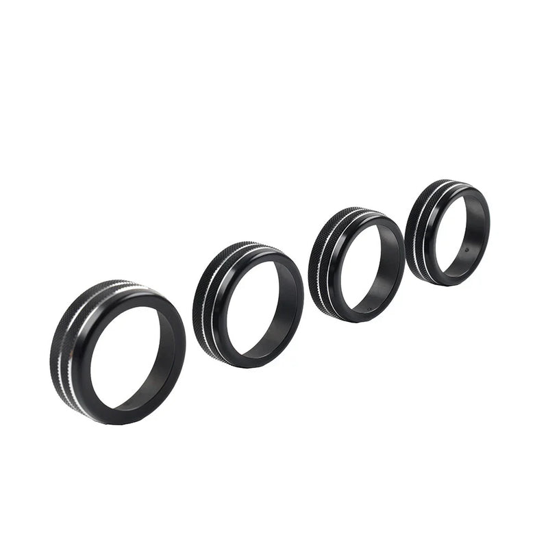 Toyota Tacoma Black AC Climate Control Knob Trim (2016-2023)