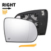 Jeep Cherokee Compass Right Side Heated White Mirror Glass