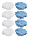 8x 150mm Car Polisher Bonnets Polishing Pads