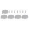 Jeep Wrangler 4 Door (2007-2018) Silver Tone 5 x Door Handle Trim Covers
