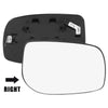 Toyota Yaris Right Side Heated Mirror Glass w/ Backing Plate (2006-2011)
