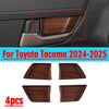 Toyota Tacoma Wood Grain Inner Door Handle Bowl Cover Frame 4x (2024–2025)