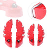 Car Front & Rear 16-17" Wheels Red 3D Disc Brake Caliper Covers (2016-2017)