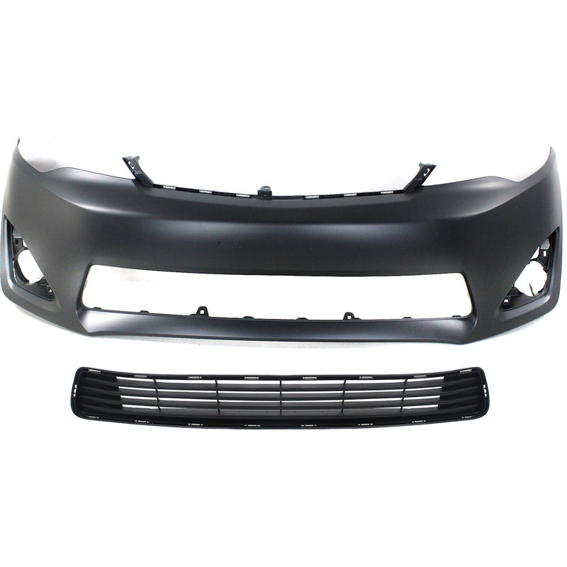 Bumper Cover Kit For 2012-2014 Toyota Camry Front With