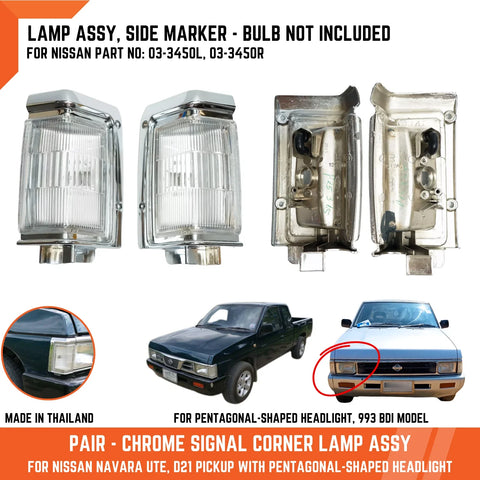 Nissan Navara D21 Front Corner Turn Signal Lamp Light (1988-1996)