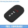 Honda Accord EX EXL EX-L 2013-2018 Smart Key Fob Cover Case (2 x Black)