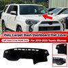 Toyota 4Runner Non-Slip Dashboard Carpet Cover Mat Black (2010–2023)