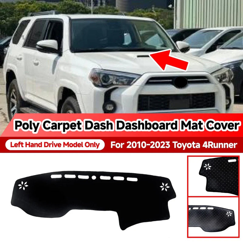 Toyota 4Runner Non-Slip Dashboard Carpet Cover Mat Black (2010–2023)
