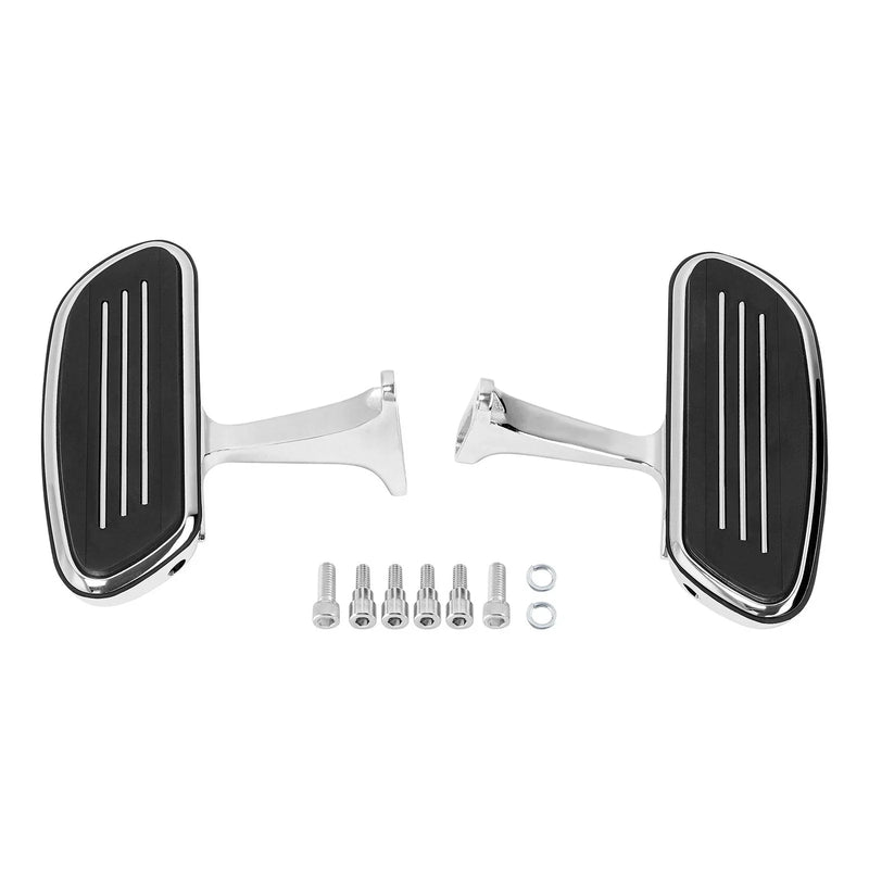 Harley Touring Pegstreamliner Black/Chrome Passenger Floorboard (1993-2025)