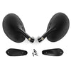 Matte Black California Classic Car Door Wing Rearview Side Mirrors