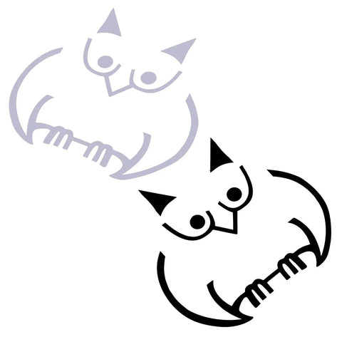 Mazda Accessories Owl Decal Rear Logo Sticker