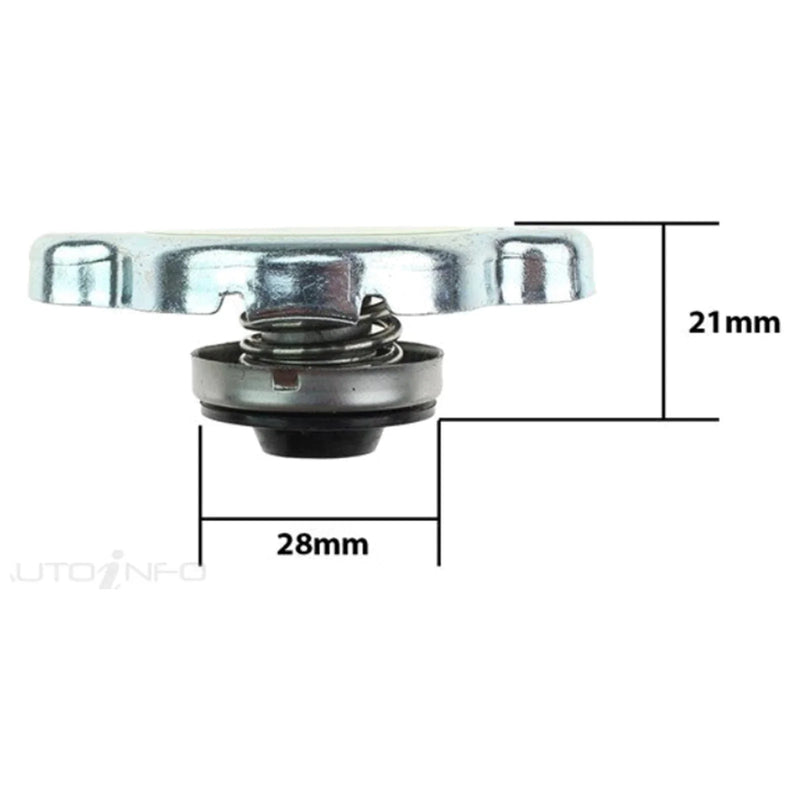 Ford Courier Radiator Cap 2.5L 4cyl (1999 - 2006)