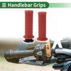Motorcycle Hand Grips / 7/8" 22mm / TPU Dark Red Grips Cover Kit