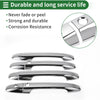 Honda Odyssey (2015-2022) Silver Tone Car Door Handle Cover Trim