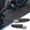 BMW Black 1 Pair 8mm Aluminum Aolly Footrest Footpeg