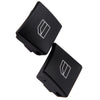 Benz C E C220 CLA GLK W204 W212 W166 4 x Window Knob Button Covers (2010-2023)