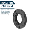 Oil Seal 25x48x7mm 5 x Rotary Shaft Seal NBR Rubber