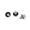 Car Fastener Clips 100pcs White With Seal Ring Fender Replacement Rivets