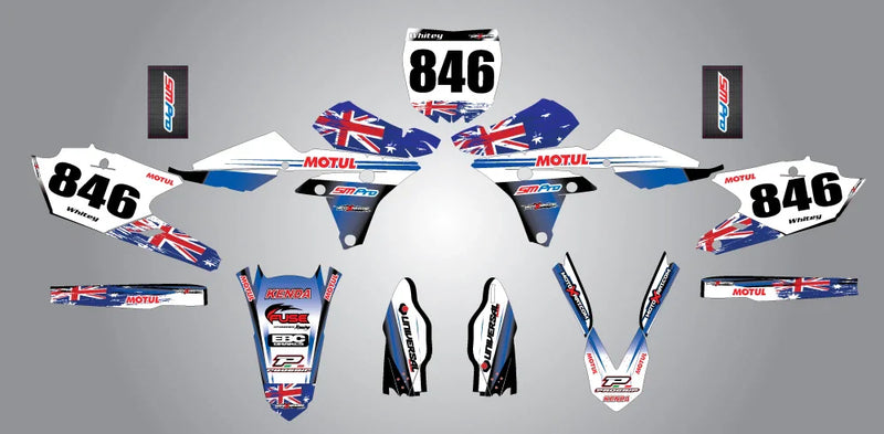 Yamaha YZF 450 - Aussie Pride Style Custom Graphics (2014)