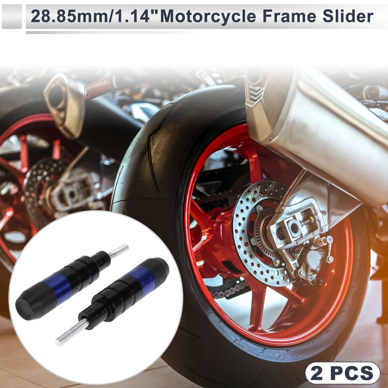 Make Model 0.73" Aluminum Alloy Plastic 2 x Motorcycle Slider Frame