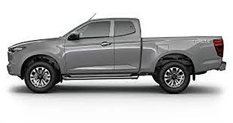 Mazda BT50 2 x Door Window Sill Belt Line Molding (2021-2024)