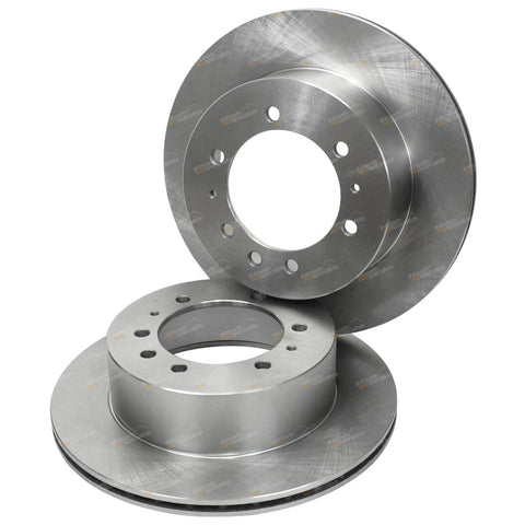 Nissan Patrol GU Y61 Rear Disc Rotors + Brake Pads (1998-2016)