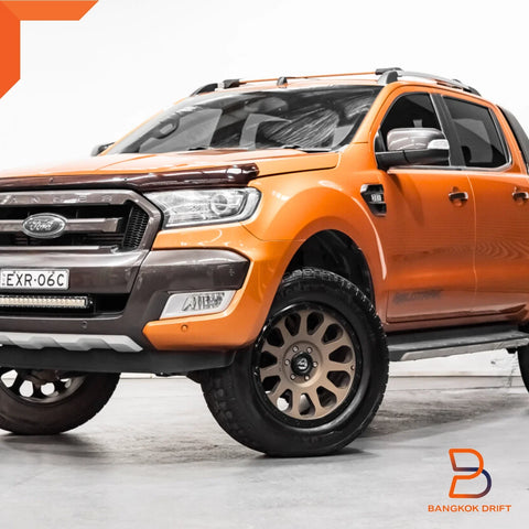 Ford Ranger PX2 T6 Wildtrak Side Door Decal Sticker Dark Grey (2015-2018)