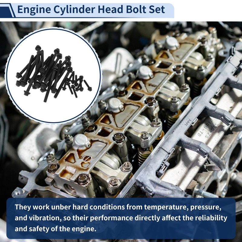 Dodge Challenger 6.2L V8 Engine Cylinder Head Bolt Set (2015-2020)