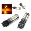 Turn Signal Light 12V T25 3157 Dual-Color Switchback 66 SMD Bulbs